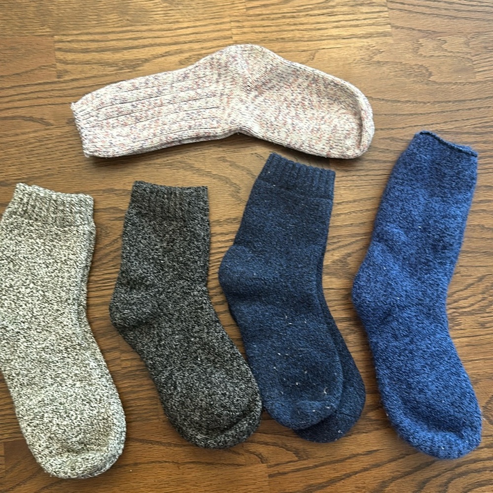 Warm wool blend boot socks!